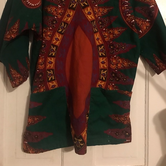 Unisex Ethnic/boho Jamaican tunic tops. Made in European fashion, size: M - Picture 3 of 16